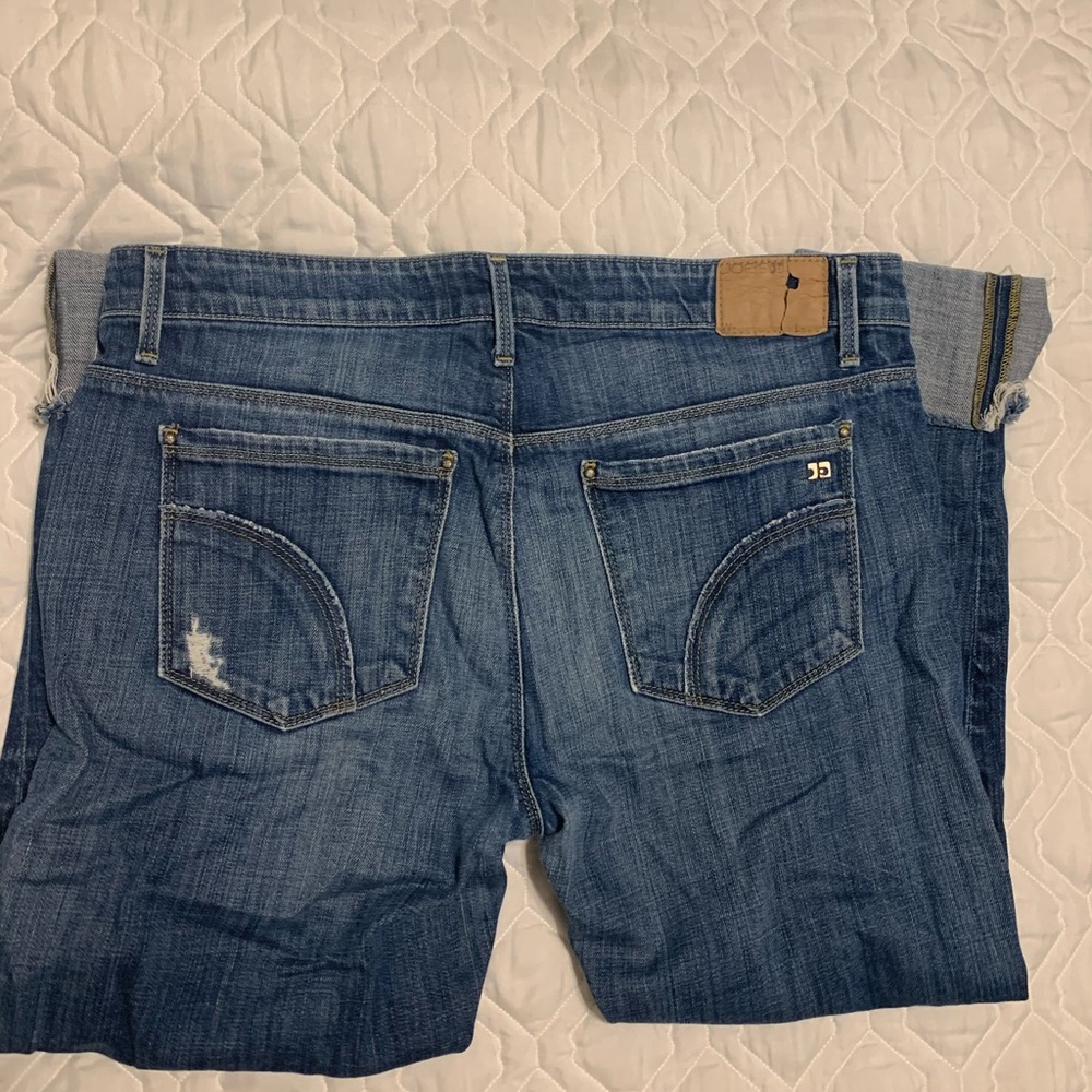 Joe’s Jeans Holed Rolled Cuff Best Friend Jeans